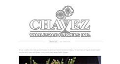 Desktop Screenshot of chavezflowers.com